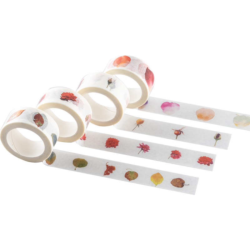 Huang Youwei Watercolor Rose Washi Tape