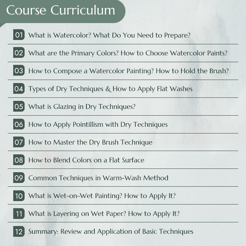 Mastering Watercolor for Beginners – Fundamentals & Easy Techniques