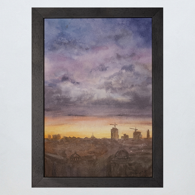 Home Is More Than a Place Framed Watercolor Art